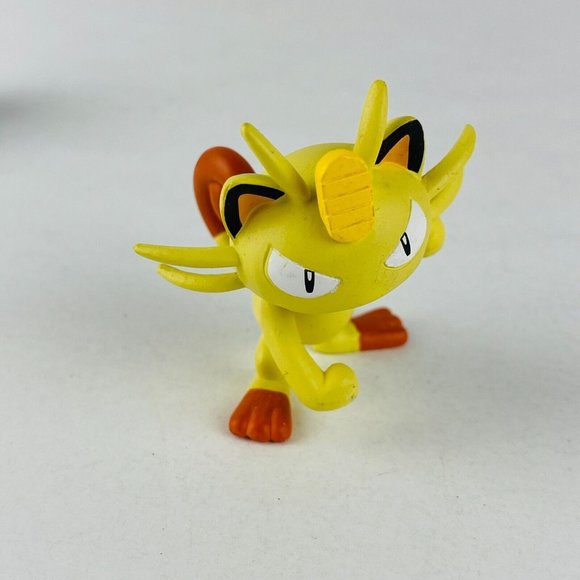 Pokemon Nintendo 2016 Tomy Meowth Pretend Play Character Toy Figure Kids - Picture 1 of 5